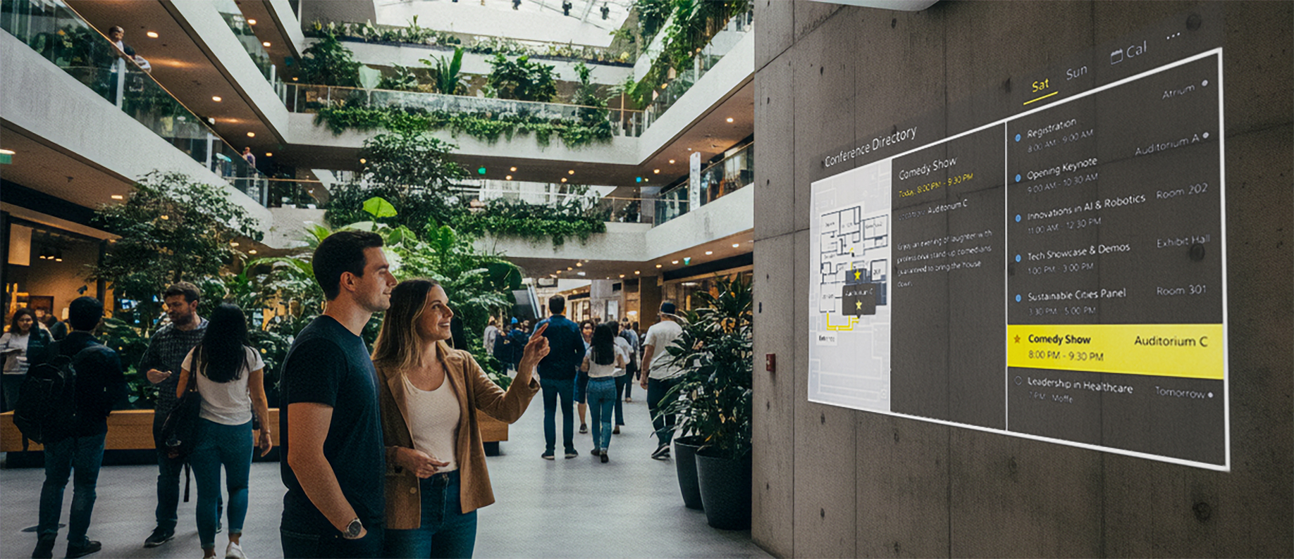 Any TV or Projector Screen becomes a Touchless Kiosk